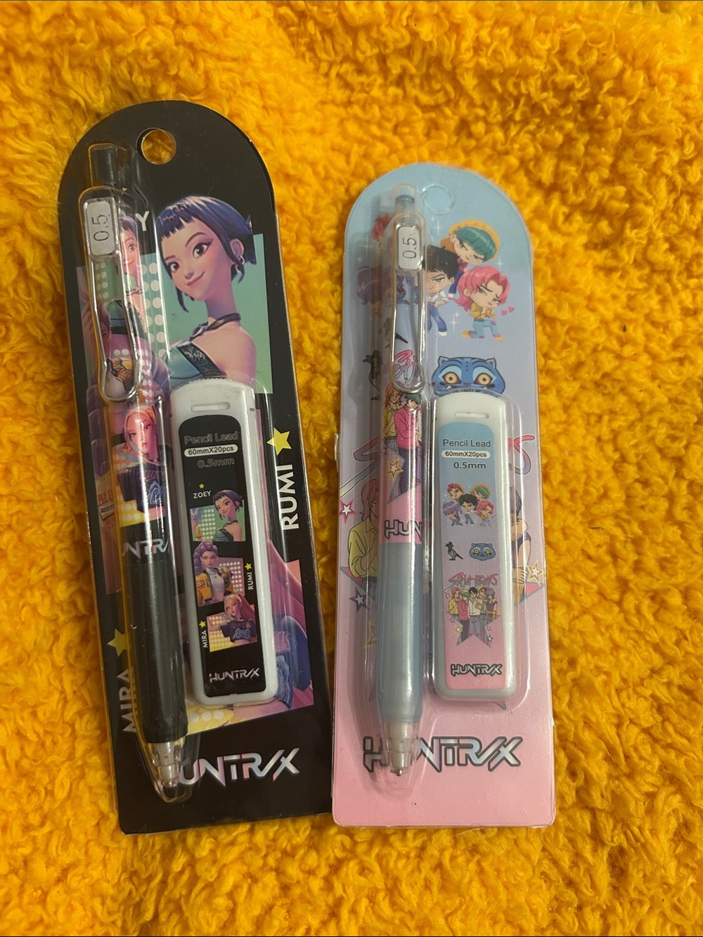 HUNTRX Mechanical Pencil & Lead Set - Black and Light Blue